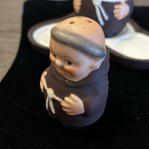 Vintage Goebel friar tuck condiment set - partial please read description - Picture 4 of 16